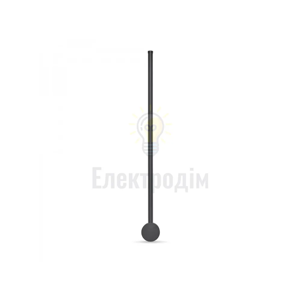 AL8120ARD 230V 10W, чорний 800LM 4000К 625*60*100mm IP20 80009 