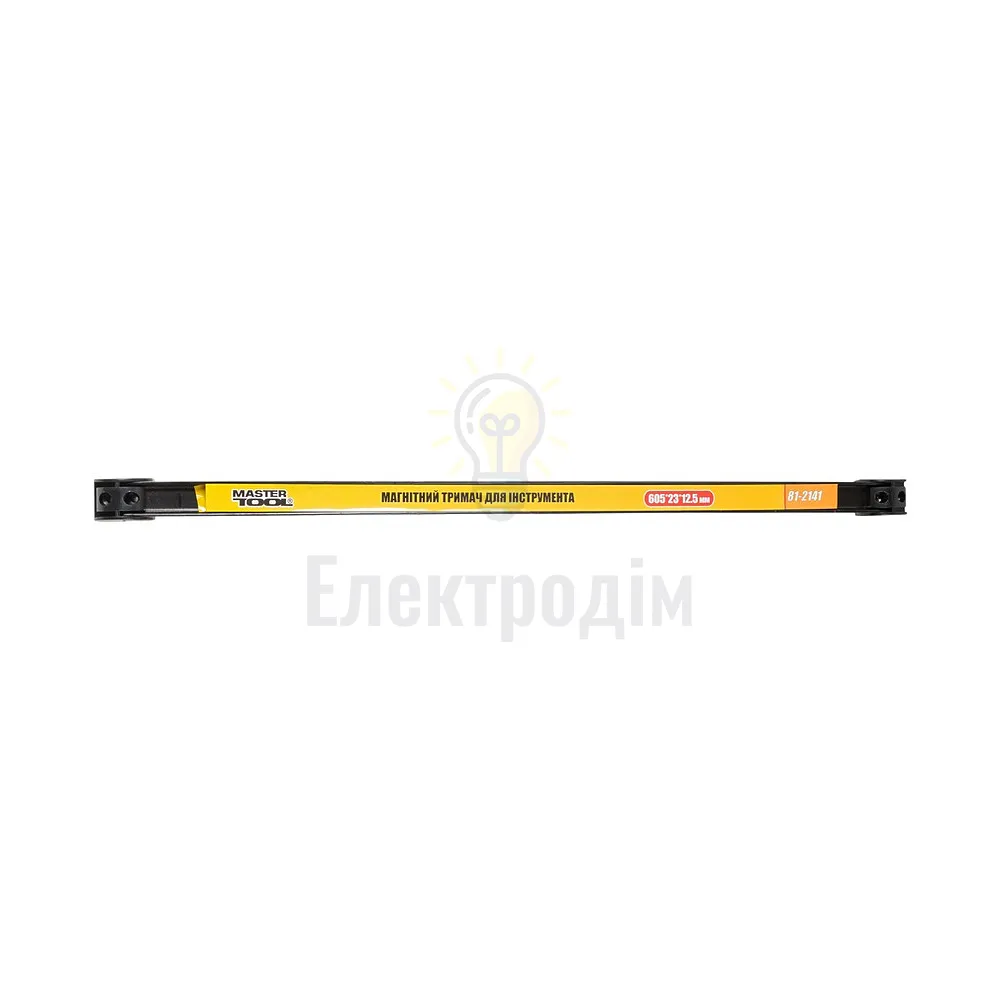 Магніт Магнітна планка Тримач магнітний для інструменту MASTERTOOL 12 кг 605х23х12.5 мм 81-2141 