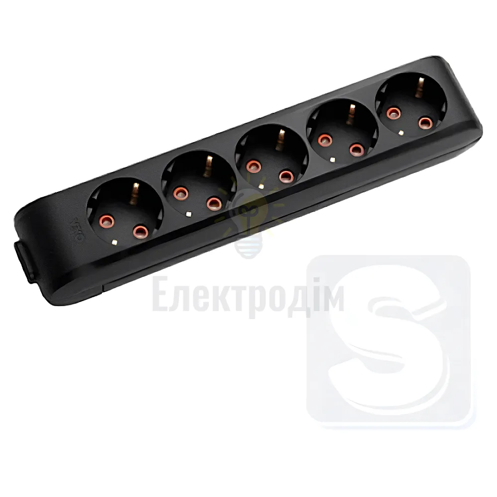 Колодка Vi-Ko Multi-Let Чорна 5 з/з 90134500 