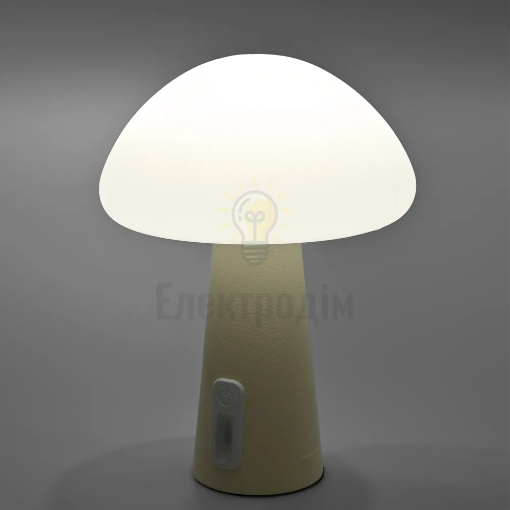 LED лампа настiльна з акумулятором VIDEX VL-TF25BG Beige VL-TF25BG  - фото 2