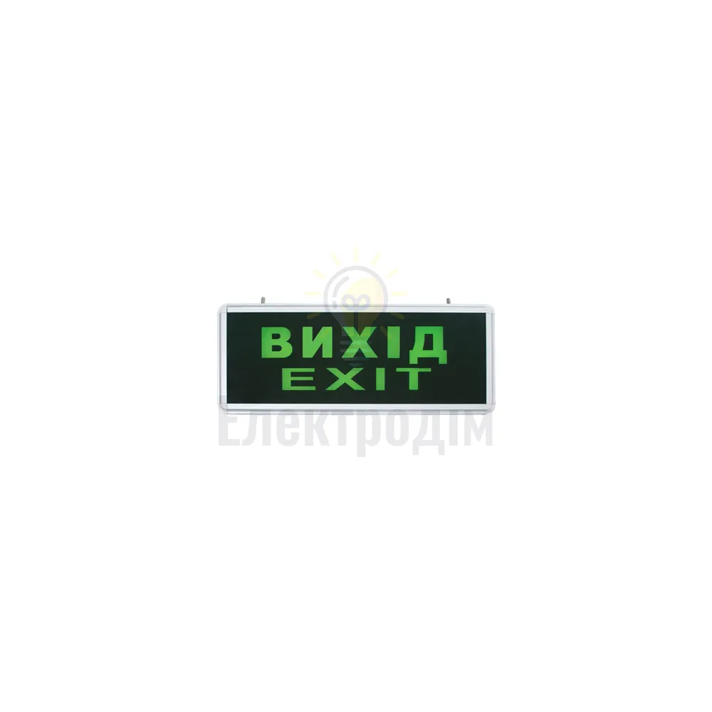 Світильник ВИХIД EL50ARD(6 LED/0.8W) 230V зелений/сріблястий 80059  - фото 1
