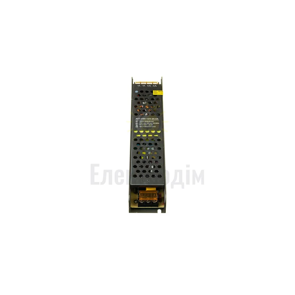 Блок  живлення 12В AVT Блок живлення AVT 20,8А - 250W 1019869  - фото 3