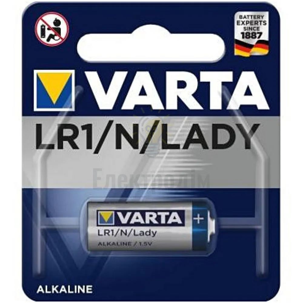 Батарейка VARTA LR1 (бл-1шт) Electronics 4001101401 