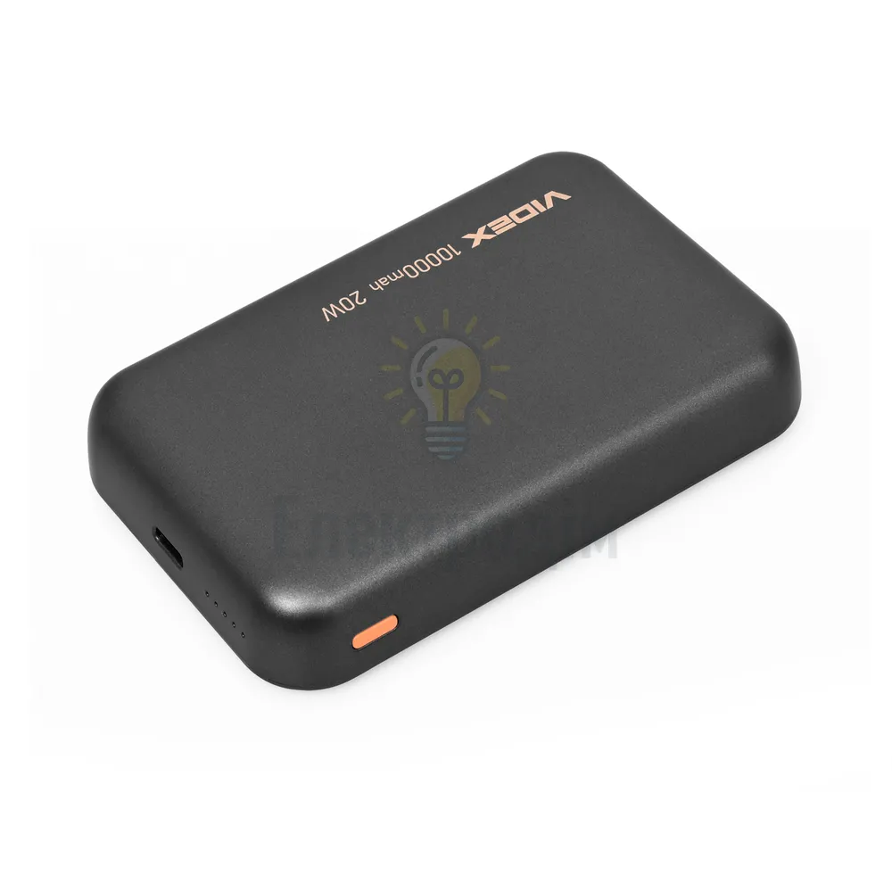 Павербанк 10000 mAh Videx VPB-W102-G 20W PD + БЗП сірий VPB-W102-G  - фото 7