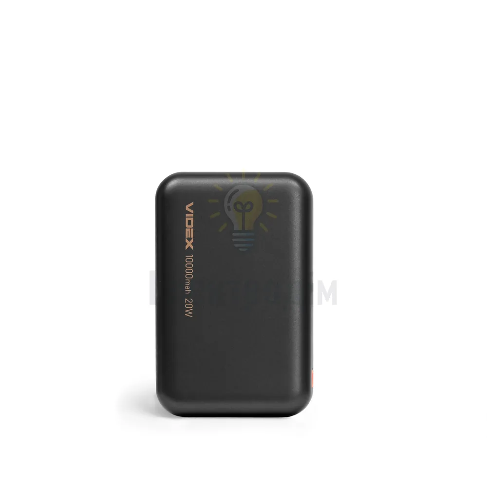 Павербанк 10000 mAh Videx VPB-W102-G 20W PD + БЗП сірий VPB-W102-G  - фото 3