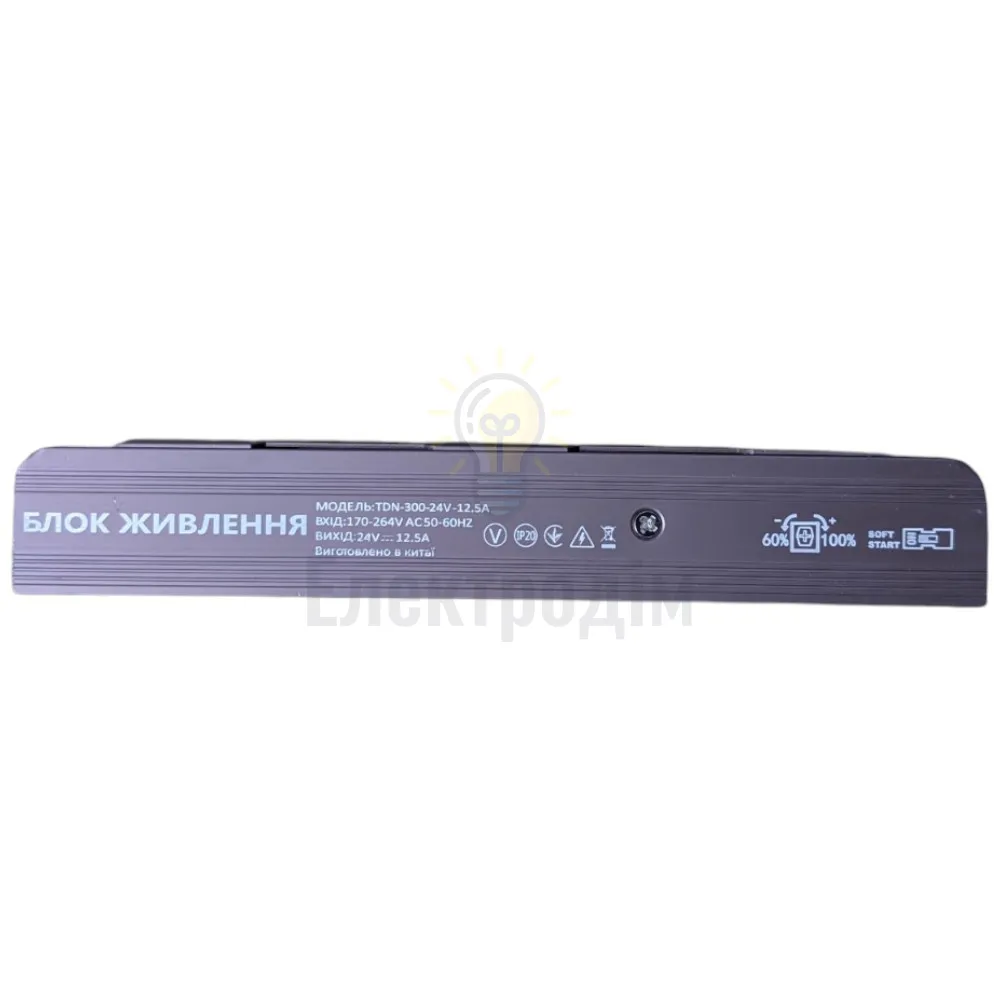 Блок  живлення Блок живлення TRIONE TDN 24V - 12,5А - 300W IP20 98711  - фото 6