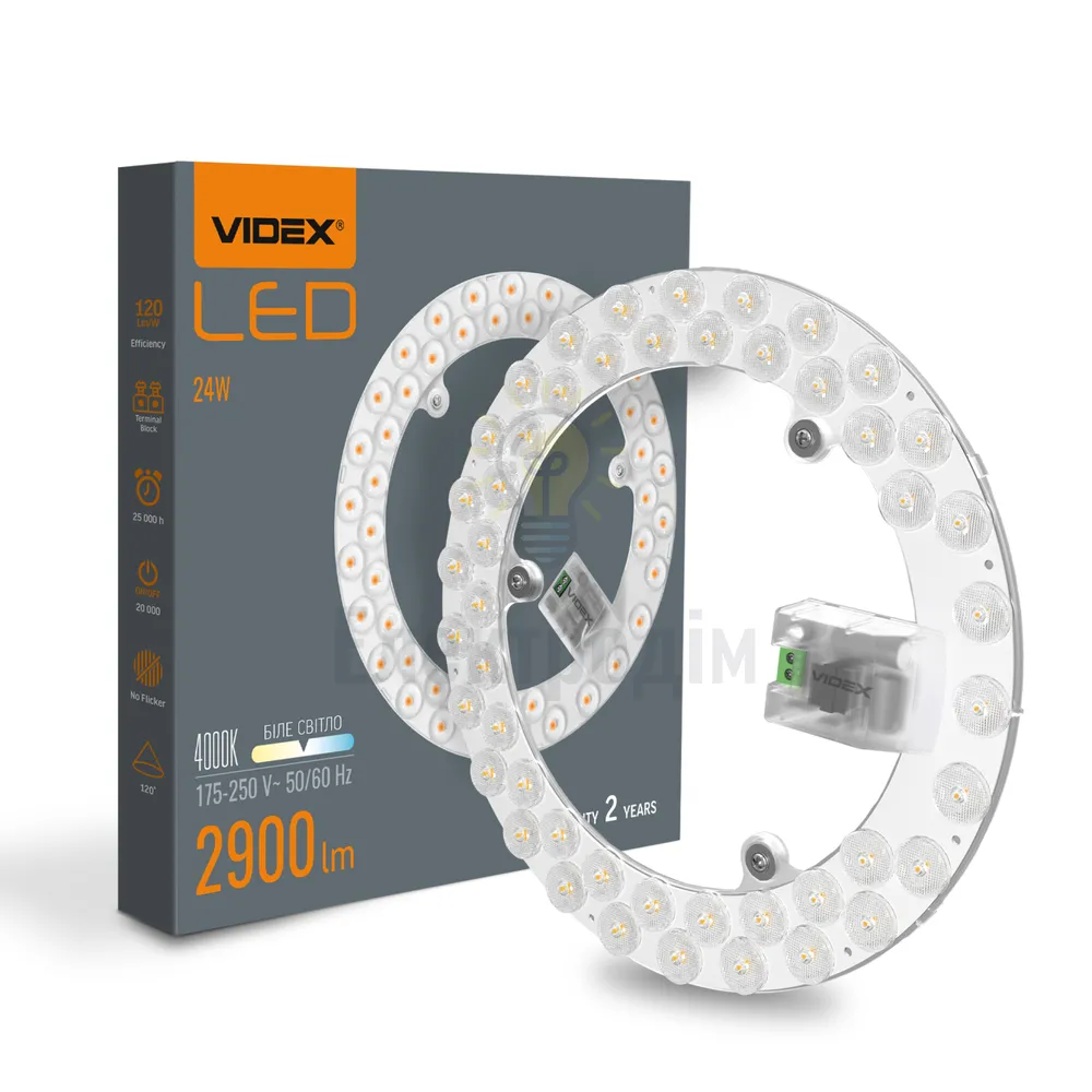 Рем комплект LED модуль для світильників 24W 4000K VIDEX VL-MLC-244 