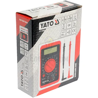 Yato Мультиметр цифровий Yato YT-73080 — купити в Електродім