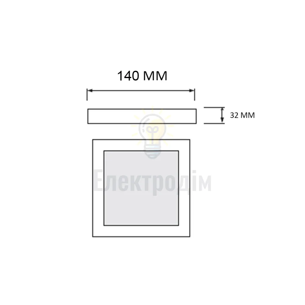 Світлодіодний світильник SELENA-12 3CCT 12W білий 016-084-0012-010  - фото 1