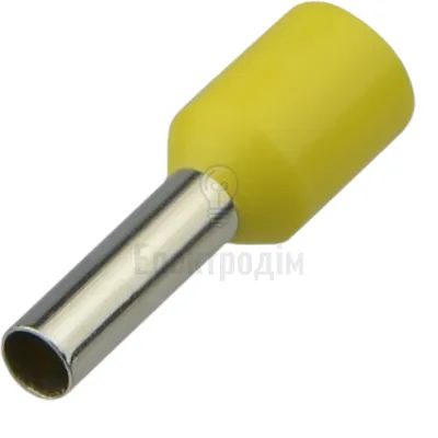Наконечник трубчастий АСКО  HT  1,0-12 жовтий (100 шт.) A0060010020 — купити в Електродім