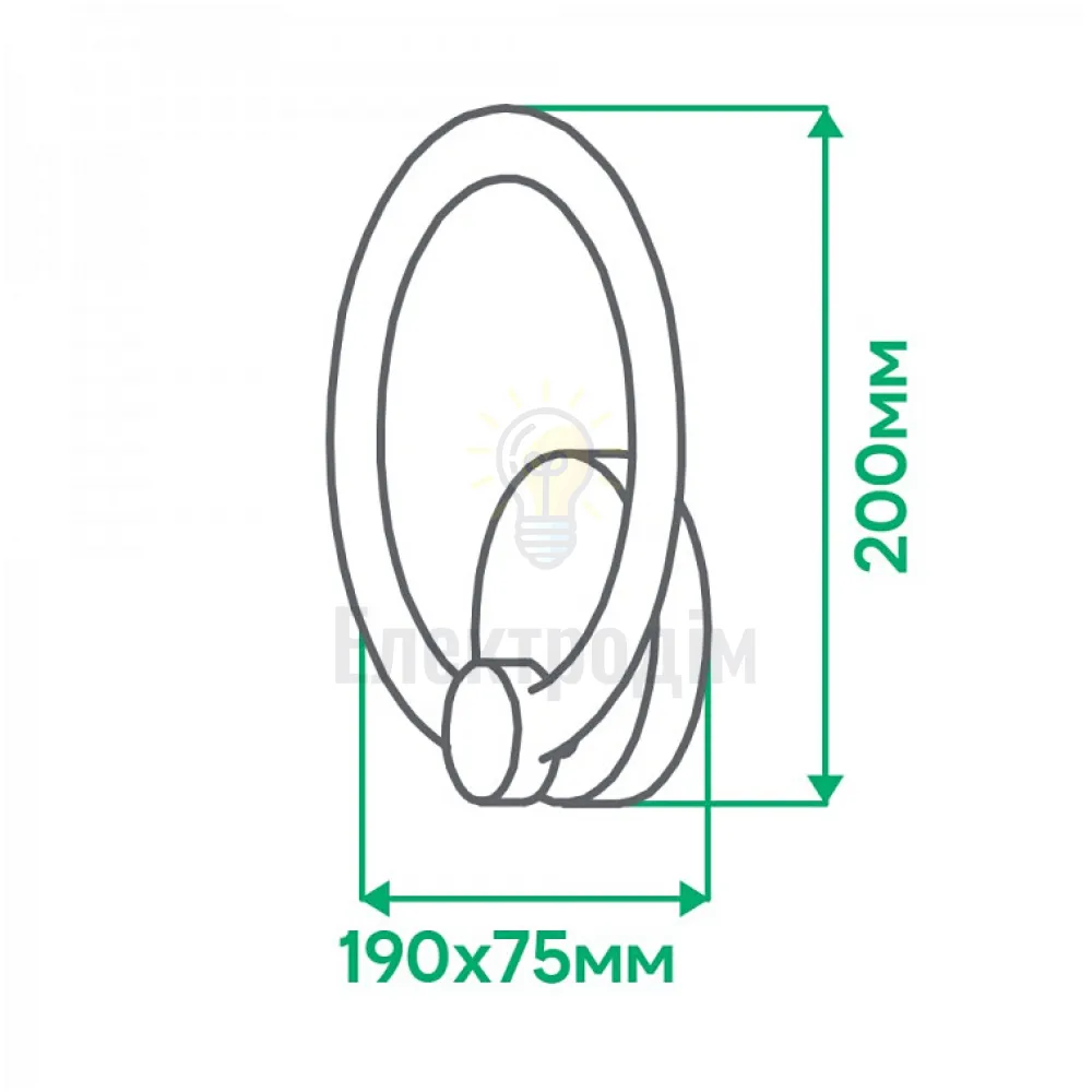 AL6130ARD 16W коло 1890Lm 3000K-6500K 190*200*75mm FELICITY 80070  - фото 3