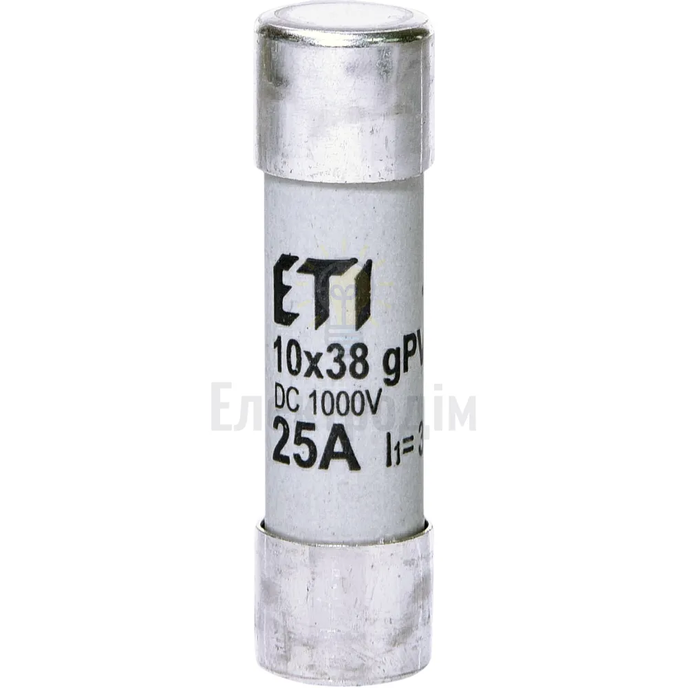 Запобіжник CH 10x38 gPV 25A 1000V (30kA) 2625139 