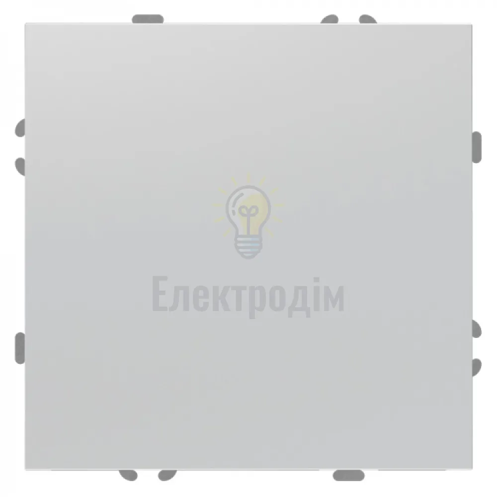 EV131-S вимикач 1-кл. перехресний, механізм срібло 10А Soft 80787  - фото 1