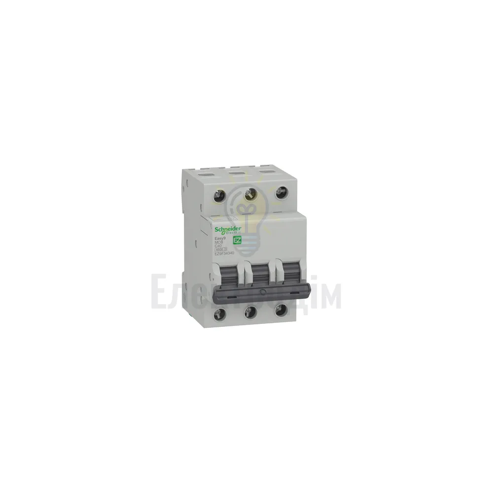 Автоматичний вимикач Schneider Electric EASY9 3P C 40А EZ9F34340 