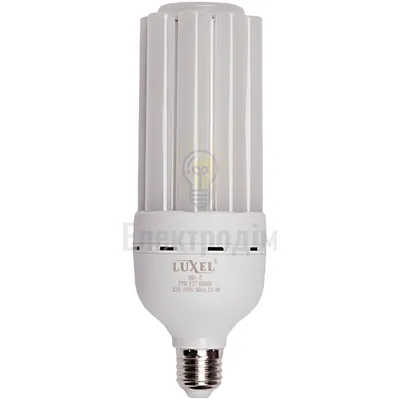 LUXEL Лампа LED 27w E27 6500K (091-C) 091-C Luxel — купити в Електродім