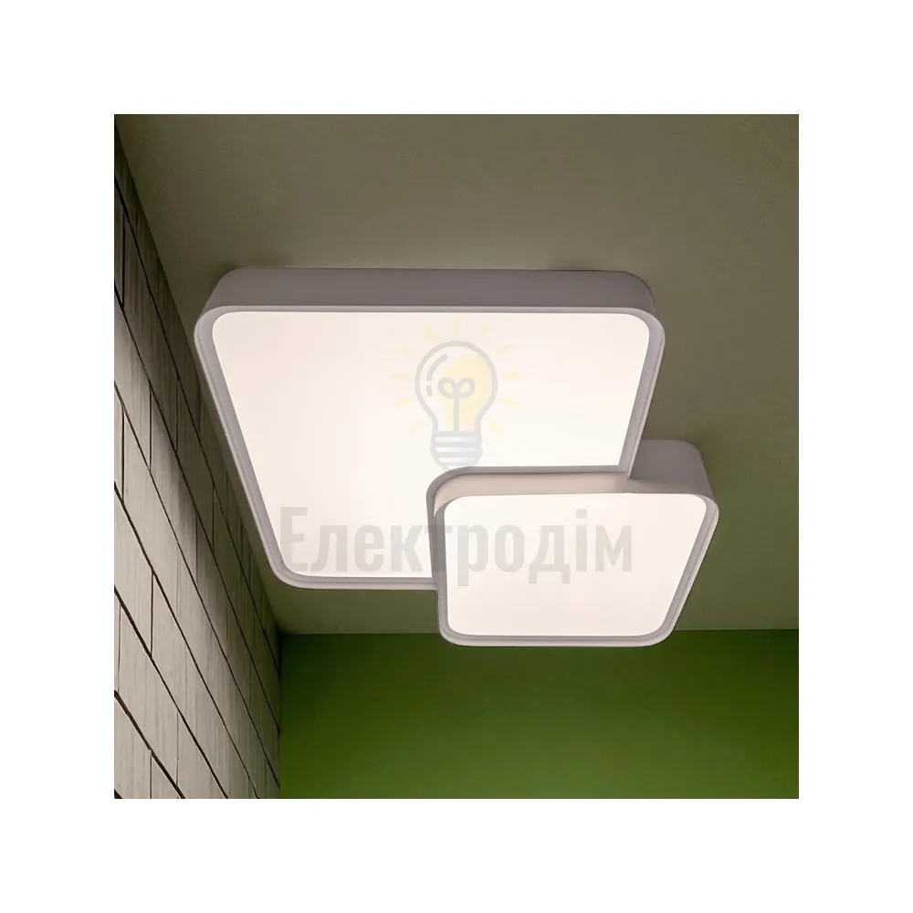AL6420ARD 60W квадрат 5100Lm 3000K-6500K 500*500*80mm TOUCH S 80244 