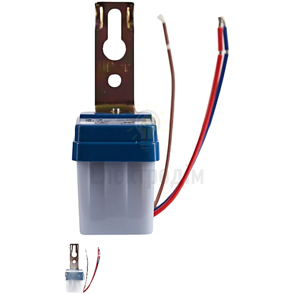 Сутінковий датчик 6А IP44, 5-15 LUX LS-01W 