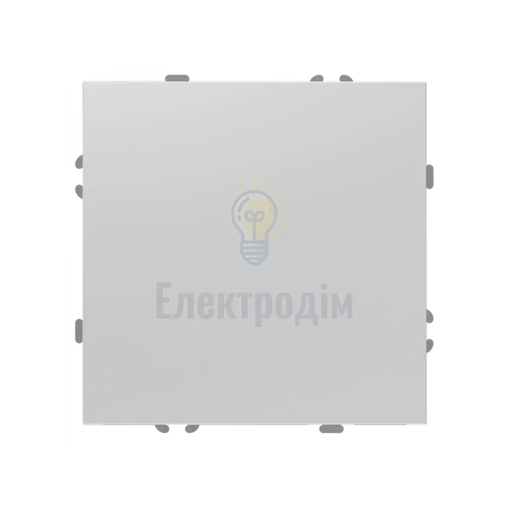 EV131-S вимикач 1-кл. перехресний, механізм срібло 10А Soft 80787  - фото 1