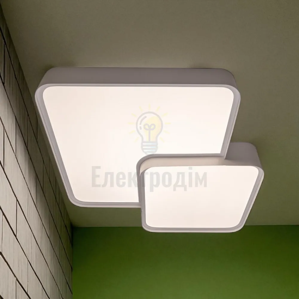 AL6420ARD 60W квадрат 5100Lm 3000K-6500K 500*500*80mm TOUCH S 80244 
