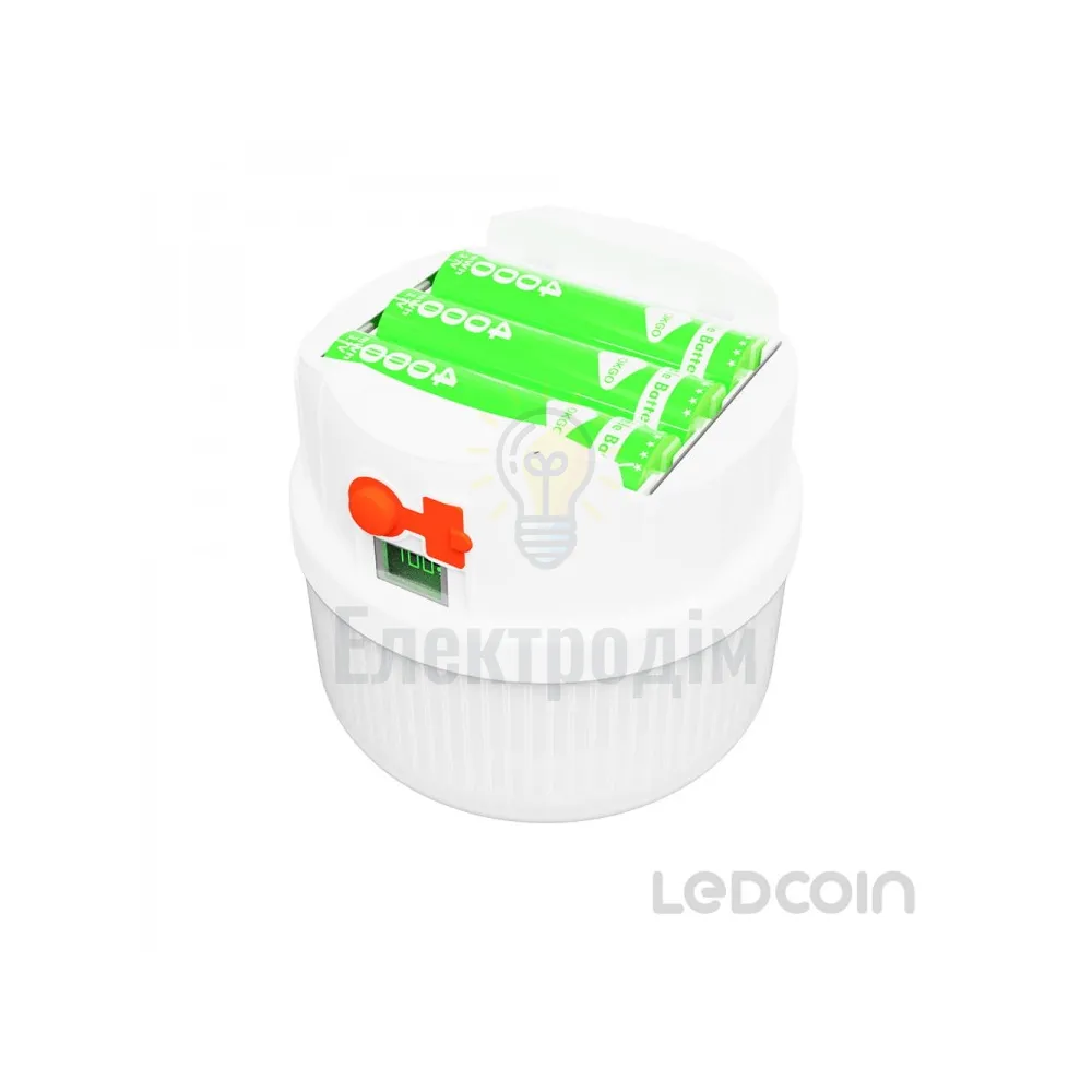 EL309 акум. світильник 13W, 100*105mm, 3*1200mAh (зм. акум. 18650), білий, LC 81171  - фото 7