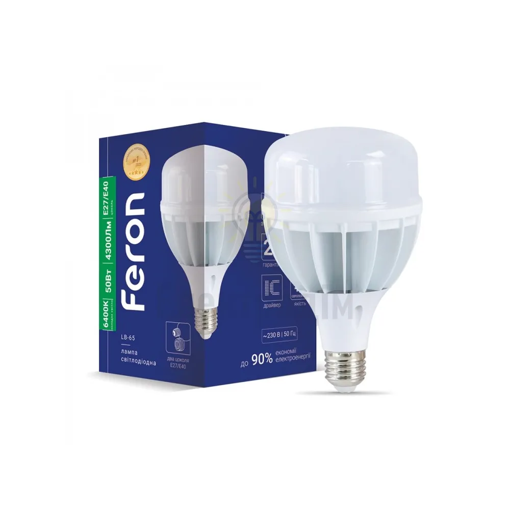LB-65 230V 50W 5400Lm  E27-E40 6400K 01517 