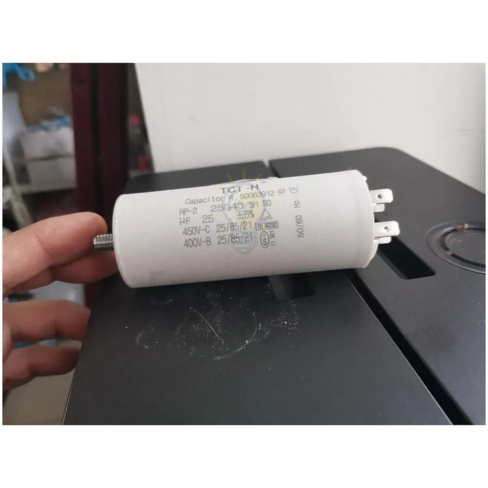 Конденсатор робочий 25 мКф CBB60 450V гвинт ТСТ-Н к714 