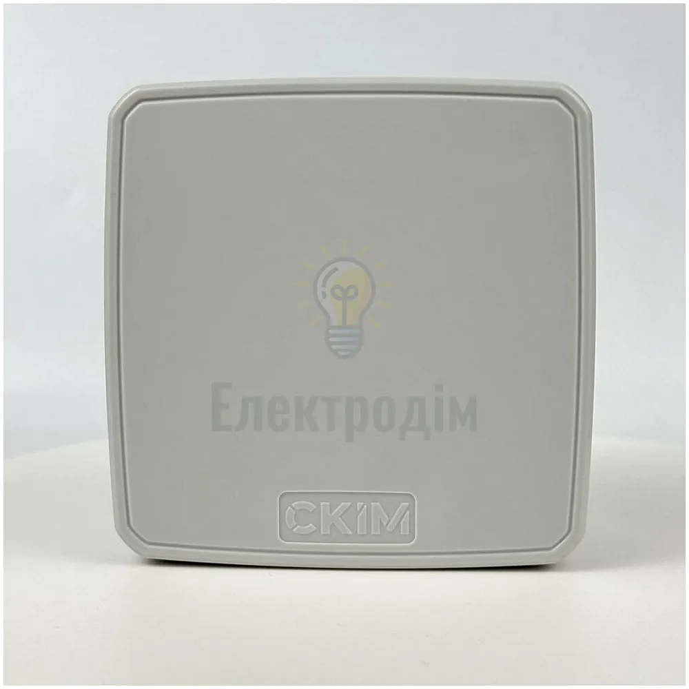 Коробка розподільча СКІМ 114х114х54 (K115) сіра В1102008  - фото 3