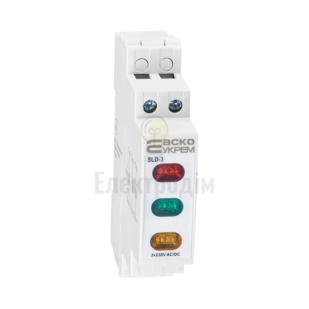 Модульний сигнальний індикатор 230V AC/DC SLD-3 A0140030036  - фото 1