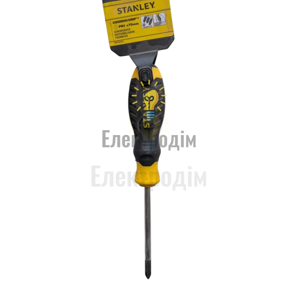 Stanley Викрутка хрестова Cushion GripPH1х75 STHT16155-0 