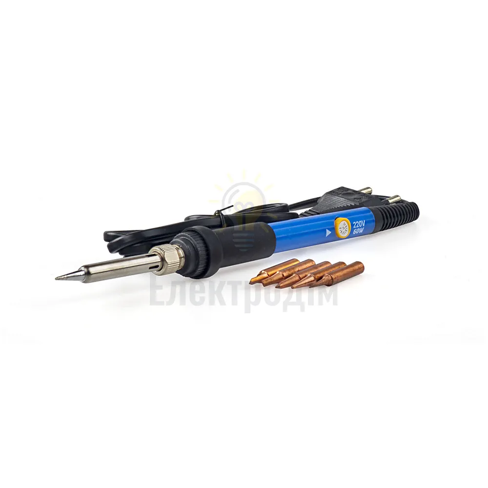 Miol Паяльник 60W, регулювання температури + 5 насадок 99-501 