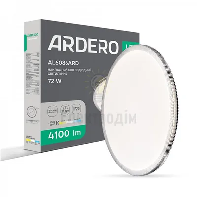 AL6086ARD 72W коло білий 4100Lm 3000K-6500K 460*460*65mm MODA 8356 — купити в Електродім