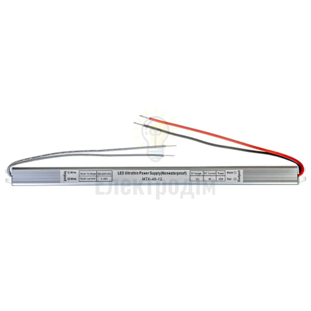 Блок  живлення 12В AVT SLIM 4А -48W SLIM IP20 C 1013418  - фото 2