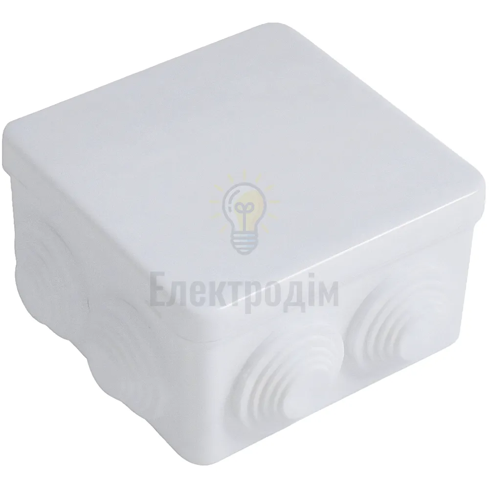 Коробка розподільча зовнішня квадр. 85х85х50 ІР55 503004 TAKEL 