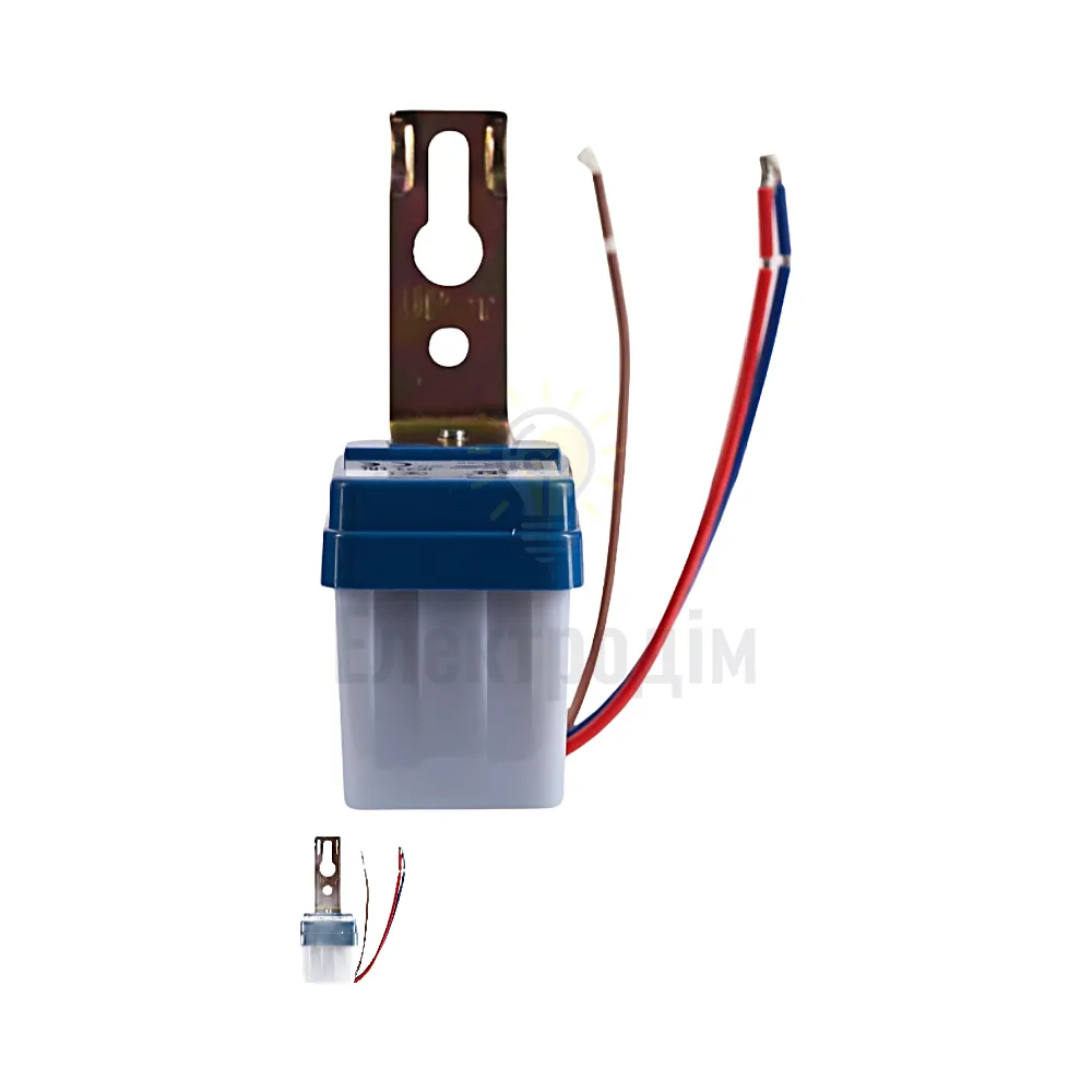 Сутінковий датчик 6А IP44, 5-15 LUX LS-01W 