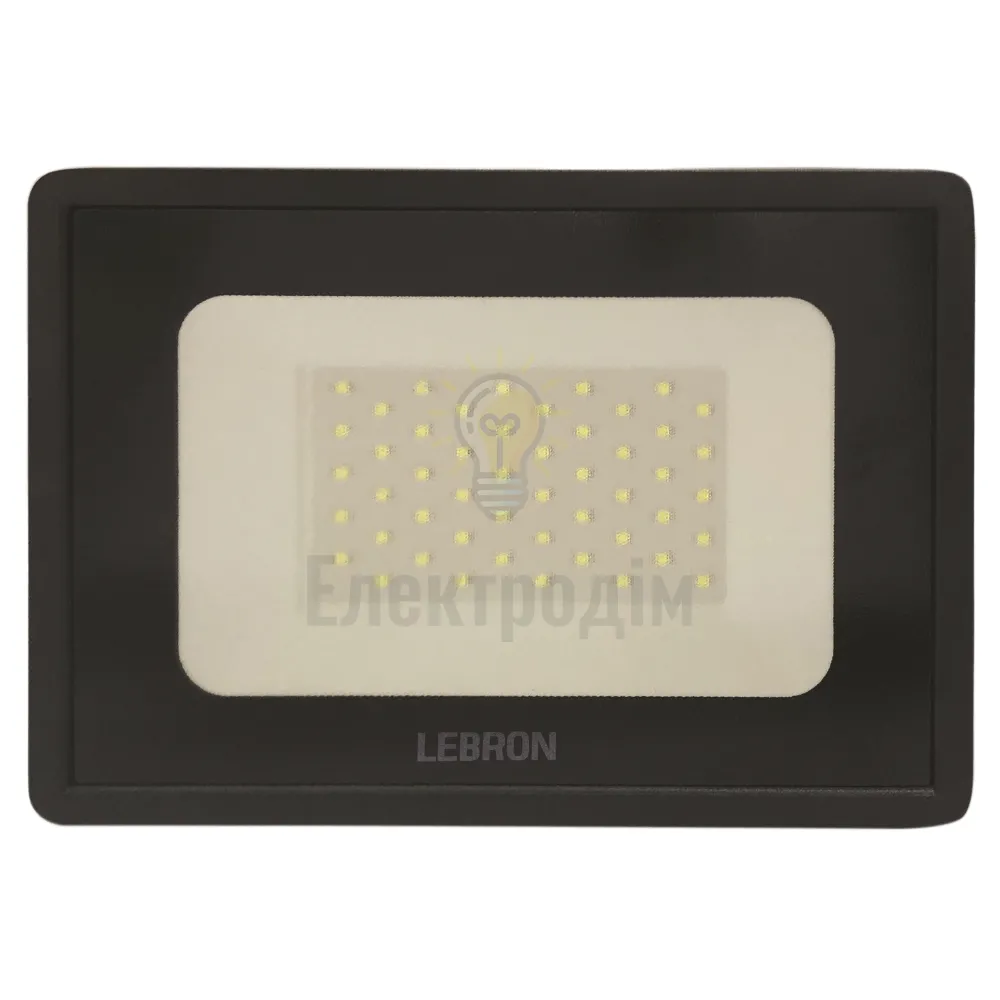 LED прожектор Lebron LF, 50W, 6000K, 4250Lm, 185-240V 17-07-50 