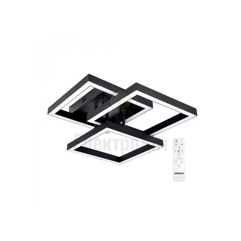 AL6493ARD 60W 1500Lm 3000K-6000K 415*360*135mm чорний URBAN B 80432 