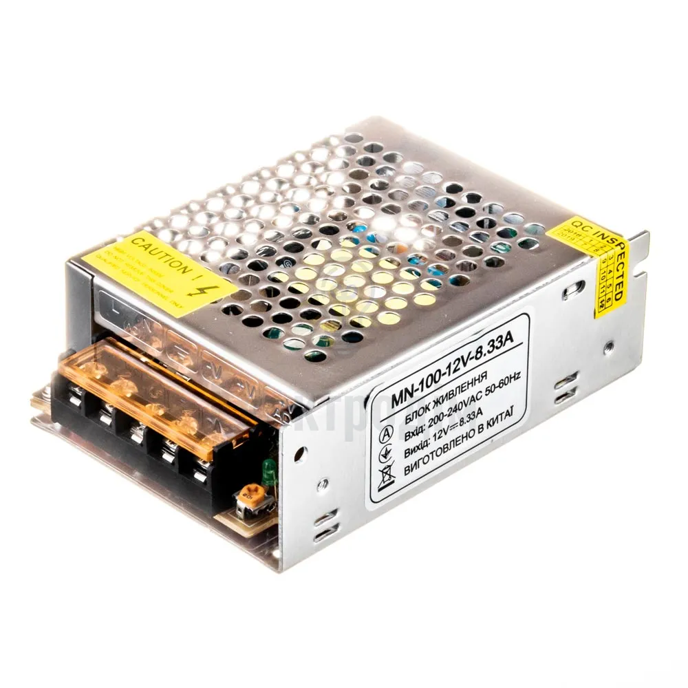 Блок  живлення 12В MN Блок живлення MN 8.3 А - 100W 1013435  - фото 1