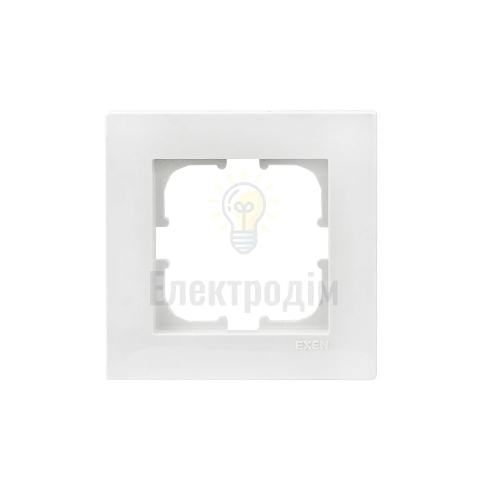 Рамка KARELL біла одинарна 200-010000-101 