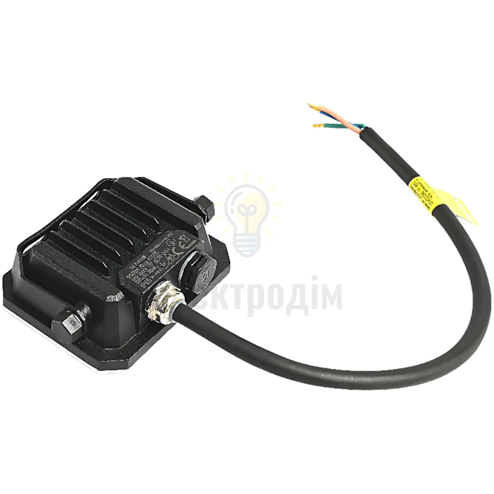 LED прожектор VIDEX F3 10W 5000K 220V Black VLE-F3-0105B  - фото 3
