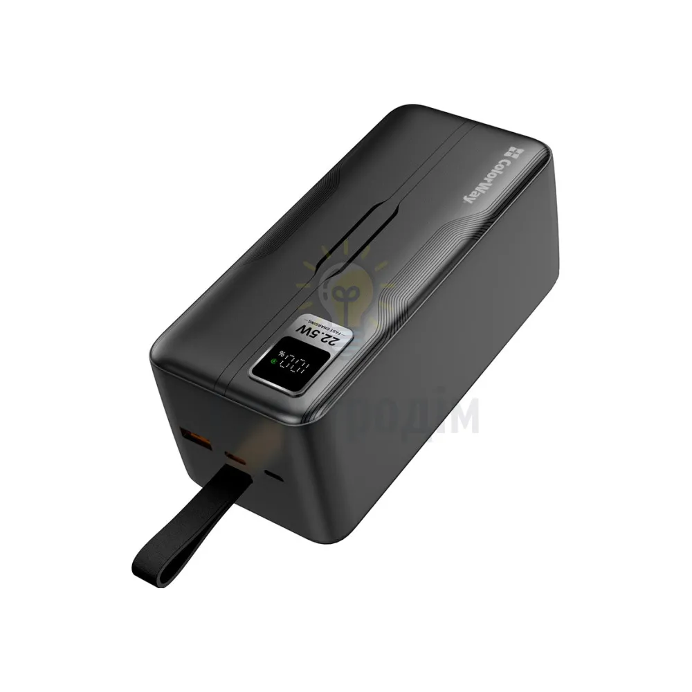 Павербанк 50000mAh ColorWay CW-PB500LPC5BK-PDD QC+PD чорний CW-PB500LPC5BK-PDD  - фото 3