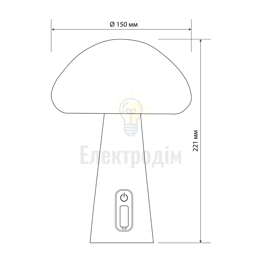 LED лампа настiльна з акумулятором VIDEX VL-TF25BG Beige VL-TF25BG  - фото 12