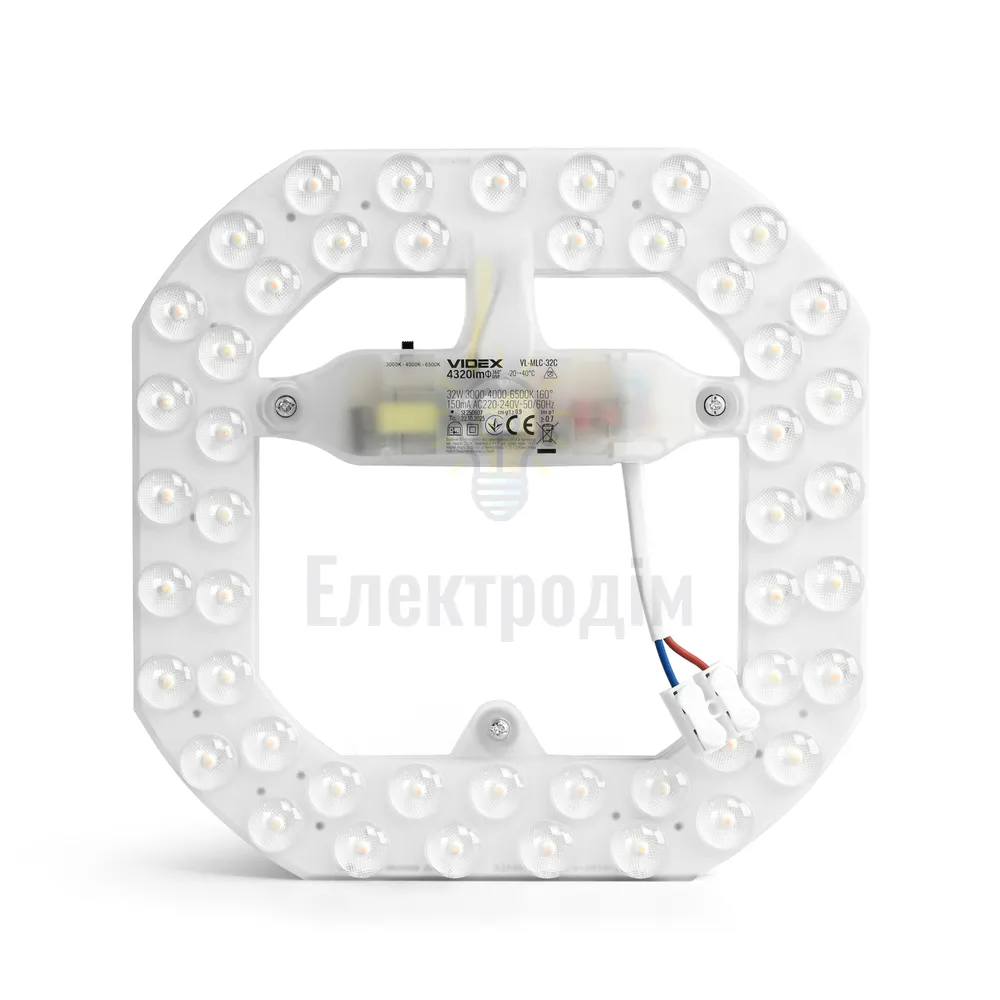 Рем комплект LED модуль для світильників 32W VIDEX VL-MLC-32C 3000-4000-6500K VL-MLC-32C  - фото 4