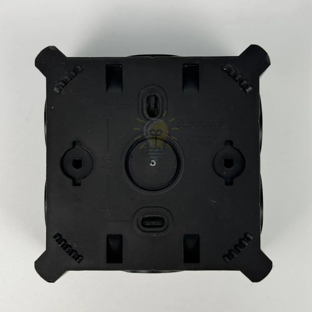 Коробка розподільча СКІМ 114х114х54 (K115) чорна B1102010  - фото 10