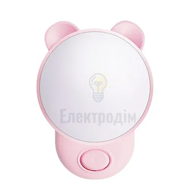 Нічник Violux LED нічник TEDDY 1,2W з кнопкою рожевий Violux рожевий 310103 — купити в Електродім