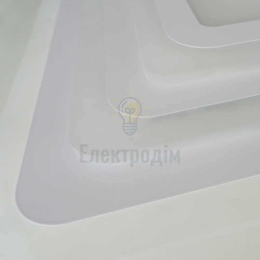 AL6113ARD 85W квадрат 7630Lm 3000K-4500K-6500K 470*470*60mm білий ATLANT S 80704  - фото 1
