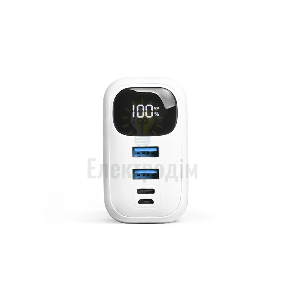 Павербанк 30000mAh Videx VPB-297-W 22,5W білий VPB-297-W  - фото 3