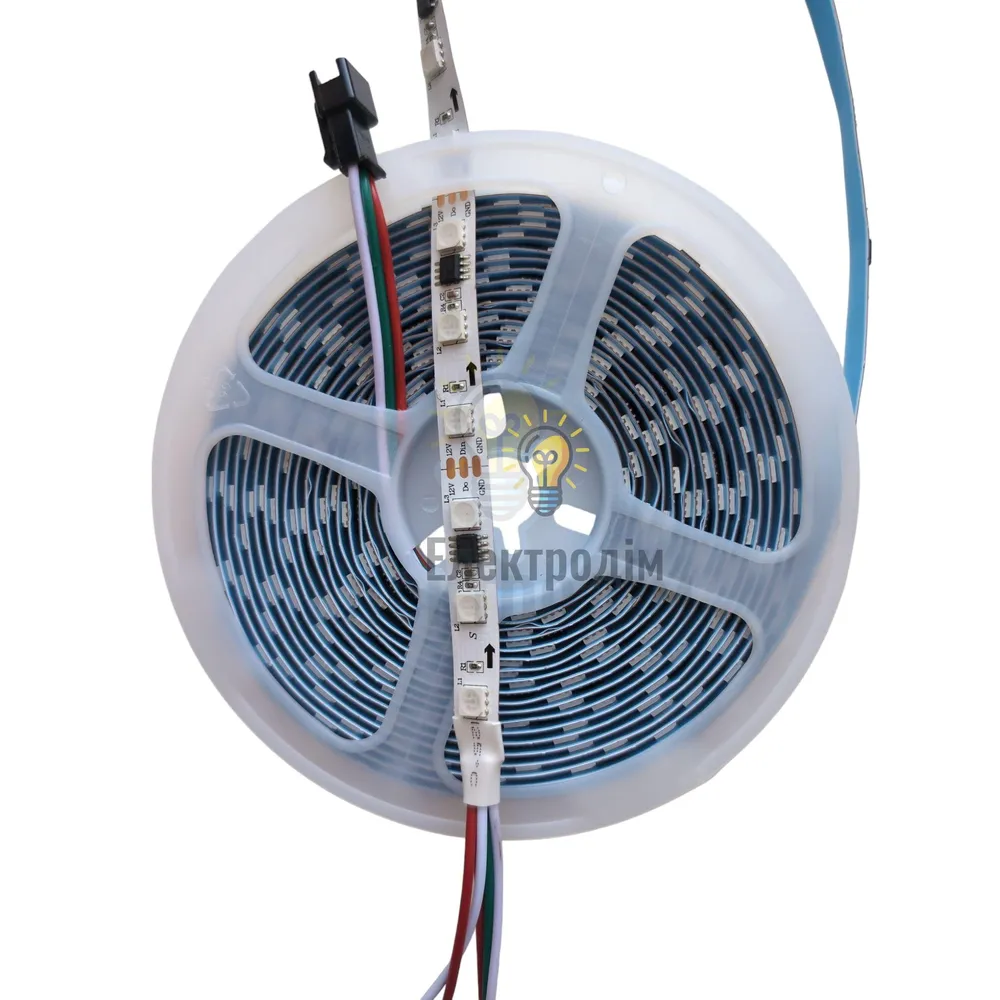 AVT AVT-03-300RGB TM1903-12V Світлодіодна стрічка Smart smd5050 1017955  - фото 1