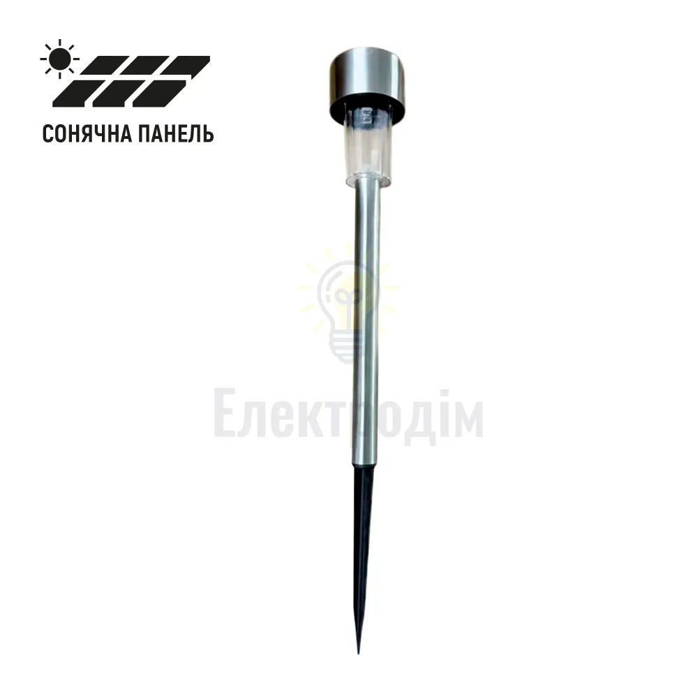 LED світильник LEBRON L-SL-18098, садово-парковий з сонячною панеллю, Ni-MH 40mAh, IP44 15-17-17 