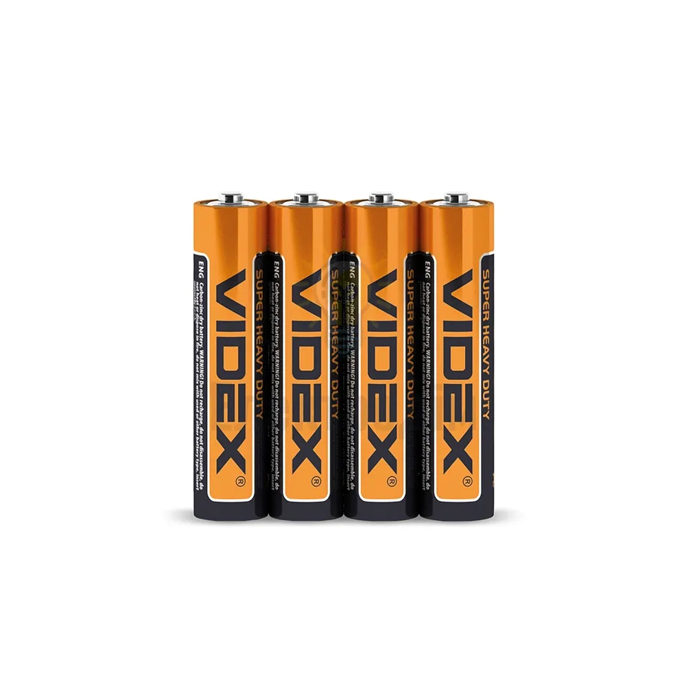 Батарейка Videx солевая R03P/AAA (4шт.) R03P/AAA 4pcs S 