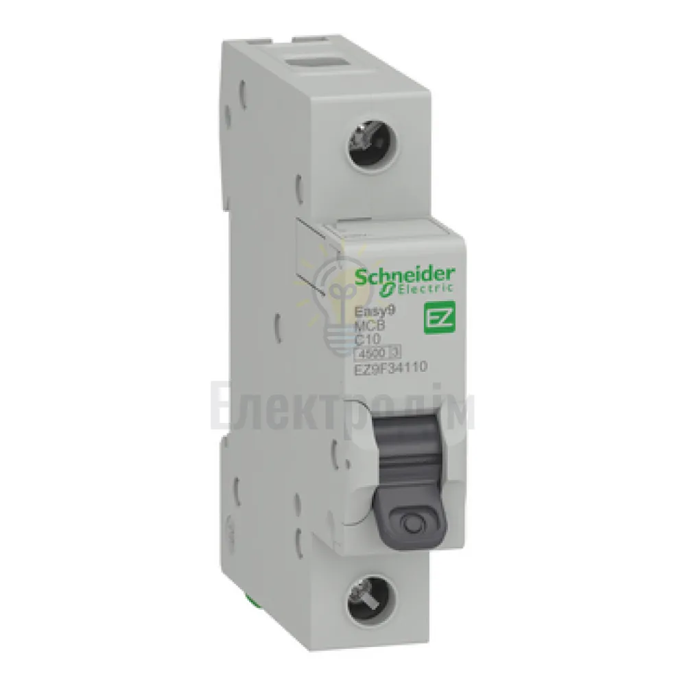 Автоматичний вимикач Schneider Electric EASY9 1P C 10А EZ9F34110 
